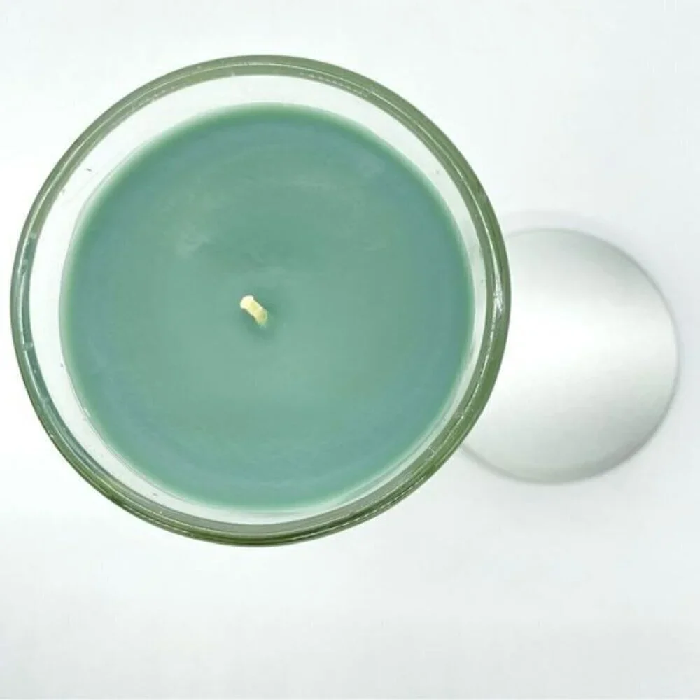 Juniper Eucalyptus Evening Snow Woodland Spruce and Pine Layered Scented Candle